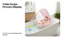 infant paddleming Float, Inflatable Infant Float with Removable protective cover, UPF 50+ Sun Protection, Comfortable paddle Ring for Toddlers, Pool Float for Children