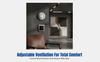 Circular Air Outlet, Double-Layer Adjustable Diffuser, Central Air Conditioning, Clean Air System