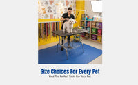 Stainless Steel Pet Grooming Table, Portable Foldable Bathing & Hair Cutting Station for Cats and Dogs, Multi-Use