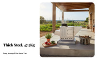 Heating Stove, Energy-Saving Smokeless Gasification Stove, Indoor Rural Wood Burning Fireplace