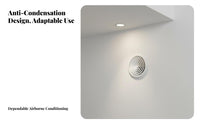 ABS Circular Diffuser, Louvered Air Vent, Central Air Conditioning Exhaust Outlet, Diffusion Design, Multiple Specifications