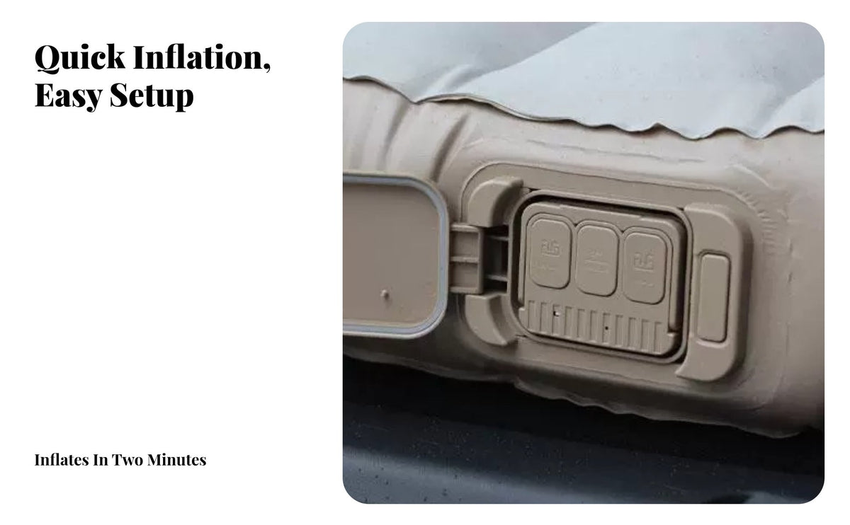 Inflatable Car Mattress for electric vehicle SUV model, Outdoor Camping Sleeping Pad, Rear Seat Bed, Portable Design