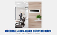 Aluminum Alloy Central Air Conditioning Linear Slot Diffuser, Talon-Shaped, External Cover, Modern Minimalist Design