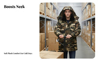 Winter Work Jacket, Men's Doubleply Thickened Coat, Waterproof, Cold Storage, Detachable Hood