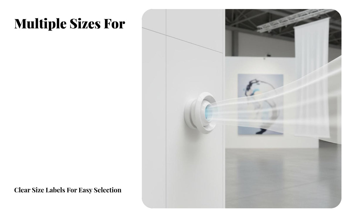 Sphere Jet Air Diffuser, Adjustable Twist Spray Head, HVAC Outlet for Airport, Station