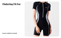 Racing single Piece Swimsuit Women, 2025 New, Athletic fasten Front, extended Size Slimming, Training, Student, Multi-Color