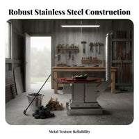 Stainless Steel Heating Stove, Thickened Indoor Smokeless Wood & Coal doubleUse, quick Heating
