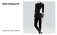 Women's Full Body Wetsuit Rash Guard Long Sleeve Long Pants UPF50+ Sun Protection High Elastic for Diving Snorkeling Surfing