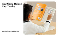 Multi-Functional 2-in-1 Book Stand for Kids, Adjustable Book Rack, Discipline Study Schedule Chart