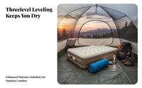 Inflatable Mattress, Automatic Tent, Outdoor Camping Air Bed, Built-in Pump, Portable, Home Sleeping Pad, Thick 40cm,