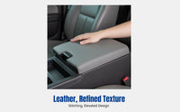 Armrest Cover for GM 2007-2013, Center Console Lid, OEM 20864151, Grey Leather, Compatible with GM Truck, Cross-border Exclusive
