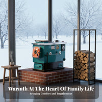 Energy-Saving Boiler, Rural Home Heating Stove, Multi-Functional Thickened heater Wood, Indoor Use