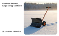 Electric Snow Clearing Tool, Hand-Push Compact Snow Removal Machine, Multiple Power Options, Wide Clearing Width, Durable Frame