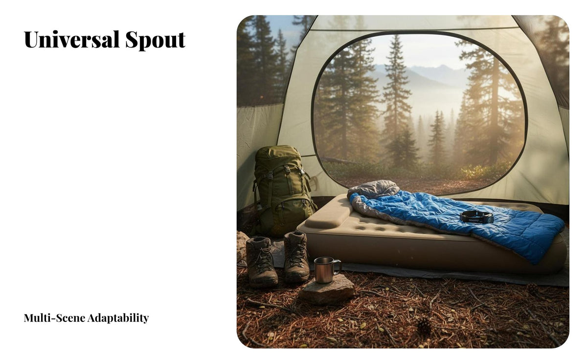 Inflatable Mattress, Portable Automatic Air Bed, Outdoor Camping, Thickened Tent Mat, Multi-Size choices