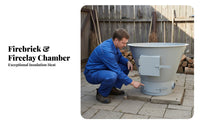 Commercial Energy-Saving Thickened Stove, Large Pot Cooker Charcoal heater, Multienergy source Compatible
