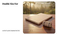 Featherweight Foldable Outdoor Mattress, Automatic Inflatable Camping Mat, Portable Double, Car and Home Use, PVC Flocking,