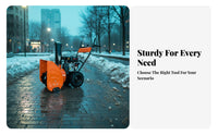 Multi-Function winter weather equipment, Hand-Push winter Sweeper, path winter Removal Machine, Small winter driveway cleaner