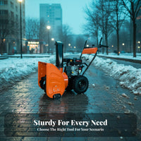 Multi-Function winter weather equipment, Hand-Push winter Sweeper, path winter Removal Machine, Small winter driveway cleaner