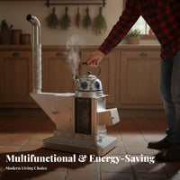Home Gasification Stove, Highperformance Wood Burning Heater, Rural countertop Fireplace, Random countertop Design