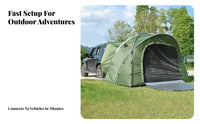 Car Tail Extension Tent, Multi-Functional SUV Shelter, Outdoor Camping