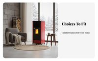 2025 Pellet Thickened twin engine, Indoor Energy-Saving Heating heater, Multi-Function