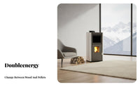 Biomass Heating Stove, Smokeless, Automatic, Energy-Saving, Indoor Home Heater