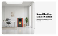 Biomass Heating Stove, Smokeless, Automatic, Energy-Saving, Indoor Home Heater