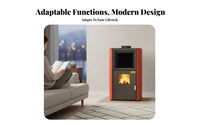 Biomass Heating Stove, Smokeless, Automatic, Energy-Saving, Indoor Home Heater