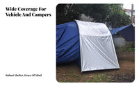 Silver Coated Rain Cover, PU4000 Waterproof Car Tail Tent, Outdoor Camping, Electric Vehicle, Family Use