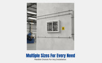 Vent Outlet Louver for Commercial Air Conditioner, Adjustable Square Plastic Steel, Double Layer, Airflow Control