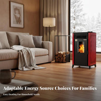 2025 Pellet Thickened twin engine, Indoor Energy-Saving Heating heater, Multi-Function