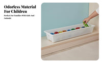Multi-Functional Storage Trough, Thickened Rectangular Flat-Bottom Basin, For Water or Feed