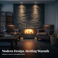 50 Wood Burning Fireplace, Indoor Heating Stove, Winter Home Heater for Rural Villa, Guesthouse, Commercial Use