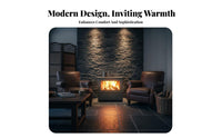 50 Wood Burning Fireplace, Indoor Heating Stove, Winter Home Heater for Rural Villa, Guesthouse, Commercial Use