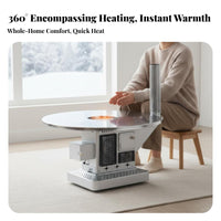Smokeless Wood Gasification Stove, double energy Wood Heater, Indoor Home Heating, Upgraded Efficient Design