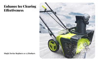 Electric winter weather appliance, Multi-Functional Hand-Push winter Removal Machine, Small Home driveway Property Cleaner