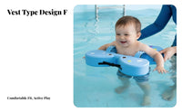 infant Underarm aquatic Ring, InflatableAnti-Rollover, Adjustable Chest, 4 Months-6 Years, Kids aquaticming Float