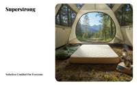 Inflatable Mattress, Thermoplastic Polyurethane Brushed Automatic Air Bed, Outdoor Camping, Adjustable Firmness