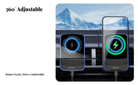 Car Phone Holder, 15W Charging, Stable Navigation Mount