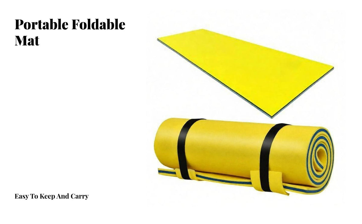 Floating Water Mat, Foam Pool Float, Large Multi-Person Water Pad for Swimming Pool, Beach, Lake
