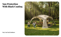 Outdoor Dome shelter, darkout Sunshade Tent, Large Eggshell design, Waterproof, Beach Shelter