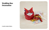 Wedding Favor Tin, Round Metal Candy Box, Creative Gift Box