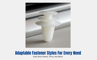 Universal Car Panel Fastener, Interior Trim Retainer, Wheel Arch Side Skirt Sill Clip, Compatible with Multiple Vehicles
