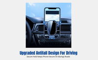 Car Vent Phone Holder, Weighted Support, Coiled Hook, Upright/Slanted Air Vent Mount, Navigation Stand