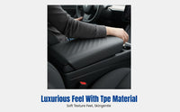 Electric Sedan Center Console Armrest Cover, TPE Protective Lid, Anti-Abrasion Organizer, Interior Upgrade