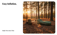 Automatic Inflatable Sofa, Portable Air Mattress, Outdoor Camping, Built-in Pump, Lightweight, Random Color