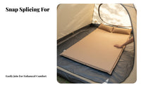 Automatic Inflatable Mattress, Portable Camping Sleeping Pad, Thickened Moistureresistant Ground Mat for Tent, Random design