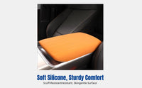 Armrest Box Protector for Haval Big Dog, Silicone Center Console Gear Lever Cover, Interior Upgrade, Anti-Wear, Black/Brown