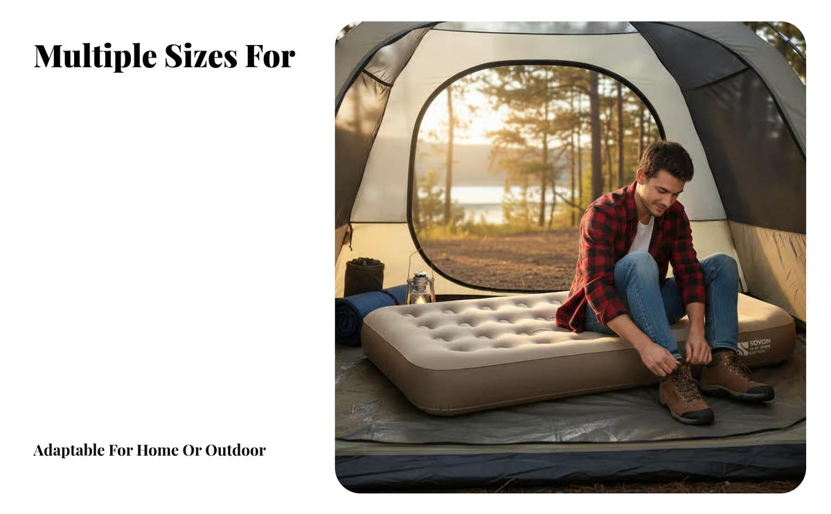 Automatic Inflatable Mattress, Single Air Bed, Outdoor Camping, Tent Sleeping Pad, Home Use