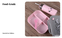 Elephant lunch box set with bottle, bag.